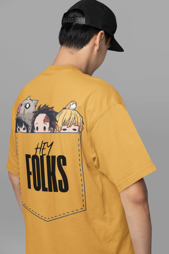 back view mockup of a man wearing an oversized t shirt in a studio m38929 1 4