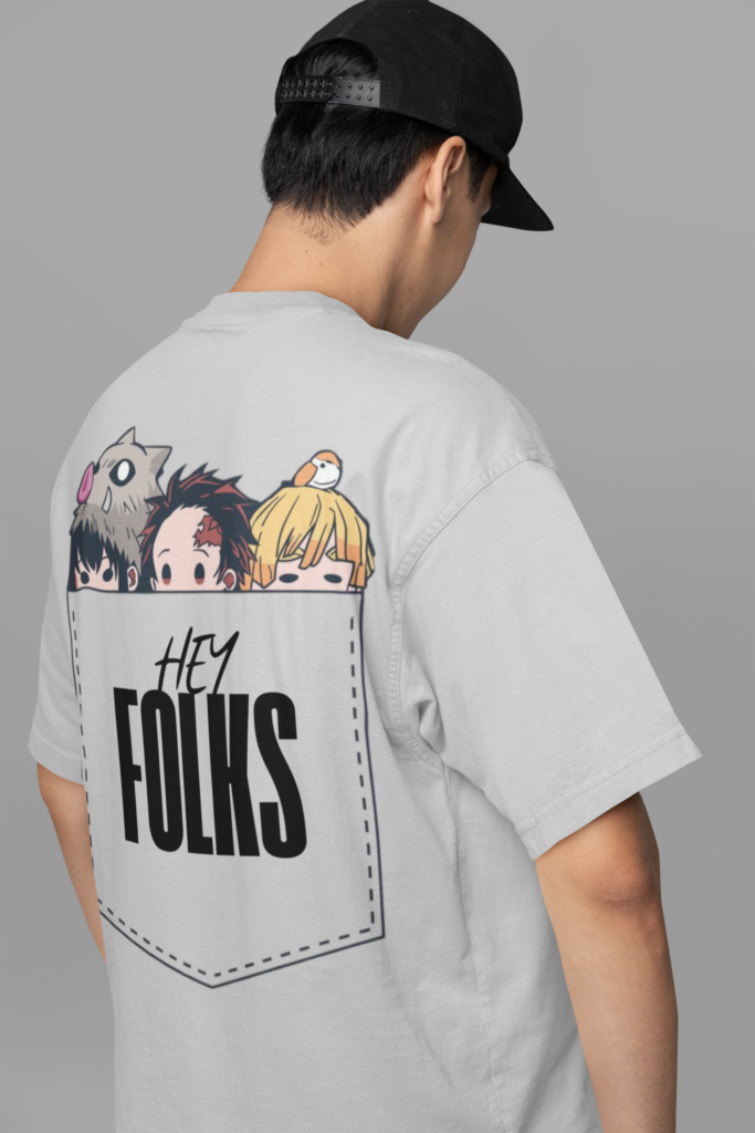 back view mockup of a man wearing an oversized t shirt in a studio m38929 3 2