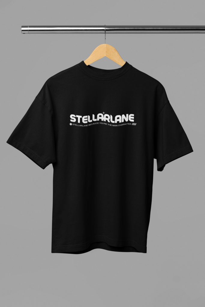 mockup of an oversized t shirt placed on a wooden hanger m38914 16