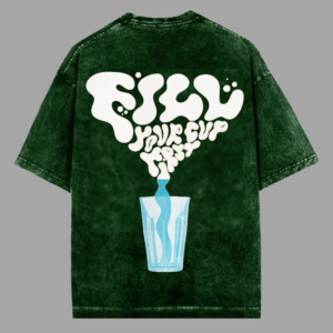 Hydrated Hustler Acid Washed Oversized T-shirt