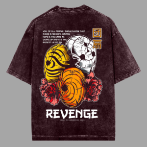 Revenge Acid Washed Oversized T-shirt