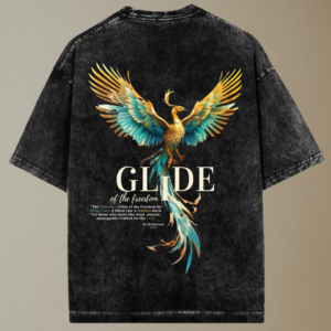 Glide of Freedom – Acid Washed Oversized Tee