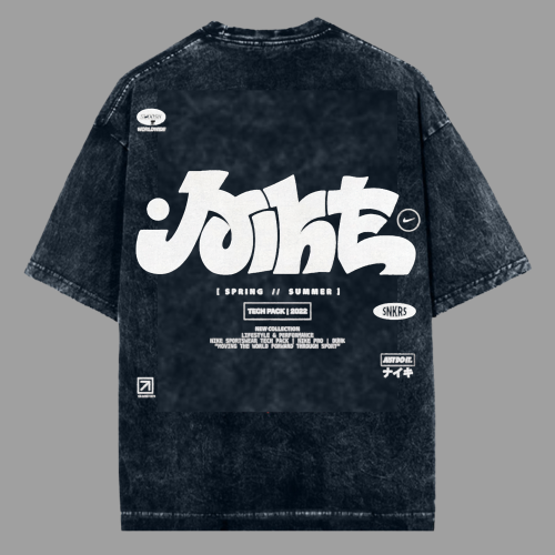 Jointe Drop Acid Washed Oversized T-shirt