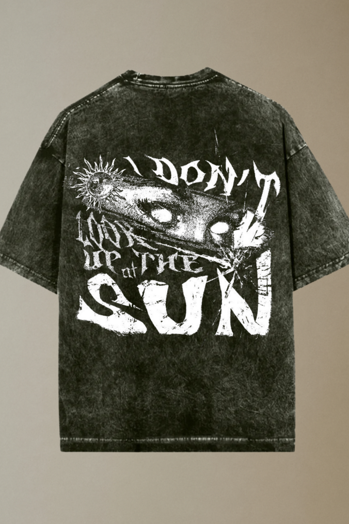 Solar Sin Acid Washed Oversized T-shirt