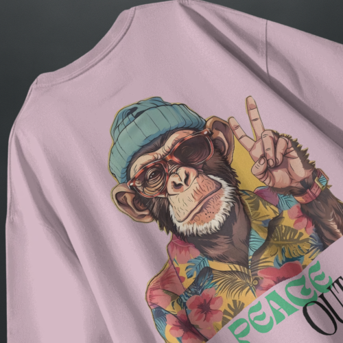 Peace Ape Oversized Tee