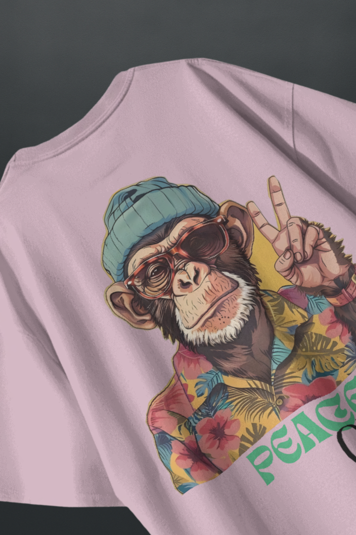 Peace Ape Oversized Tee