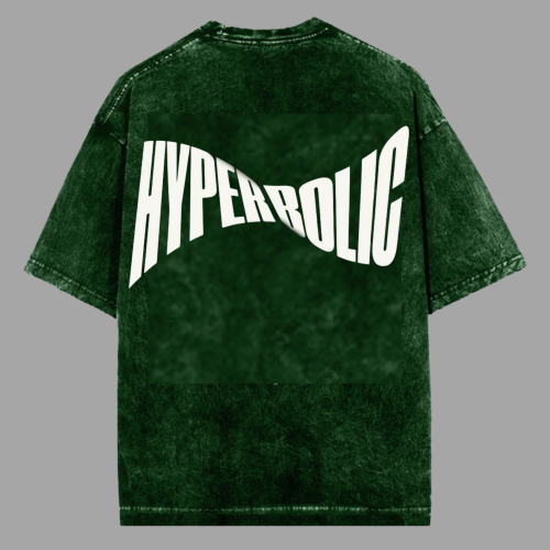 Hyperholic Acid Washed Oversized T-shirt