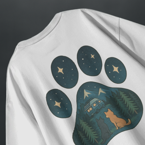 Starry Trails Oversized Tee