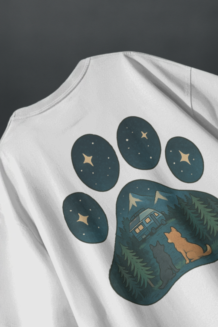 Starry Trails Oversized Tee