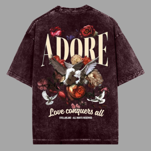 Art of ADORE Acid Washed Oversized T-shirt