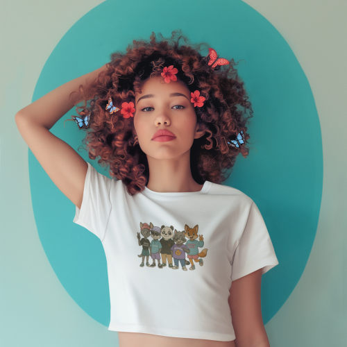Stellar Squad Crop Tee