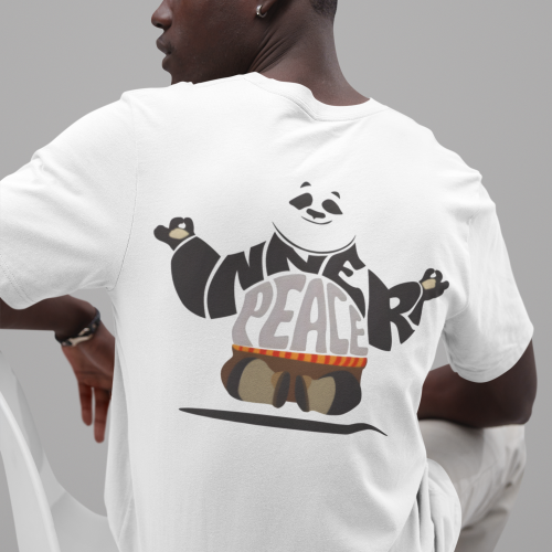 Inner Peace Panda Standard Oversized T-shirt
