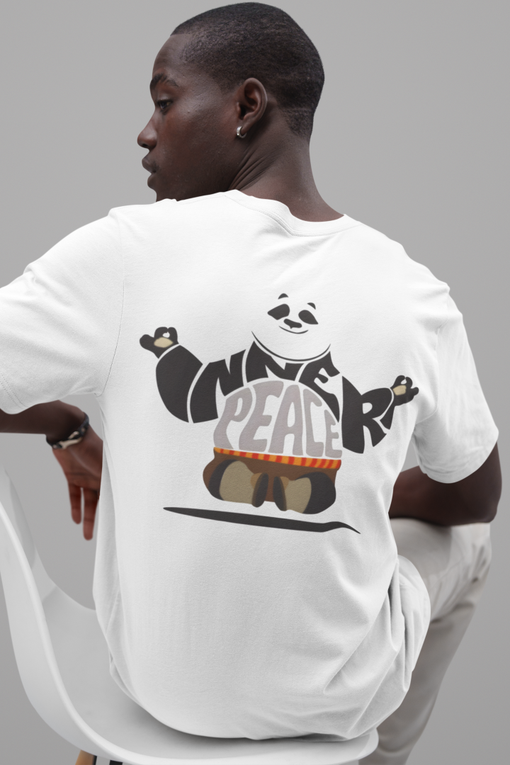 Inner Peace Panda Standard Oversized T-shirt