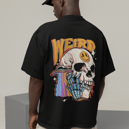 Weird Skull Classic Oversized T-Shirt