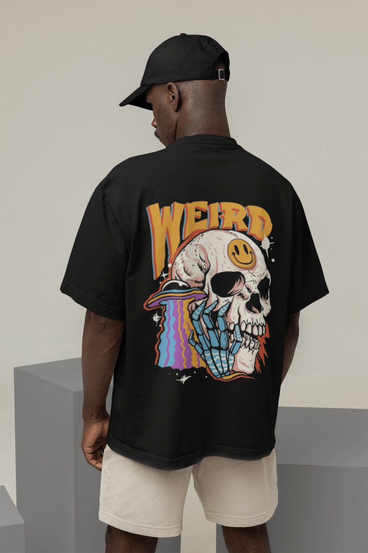 Weird Skull Classic Oversized T-Shirt