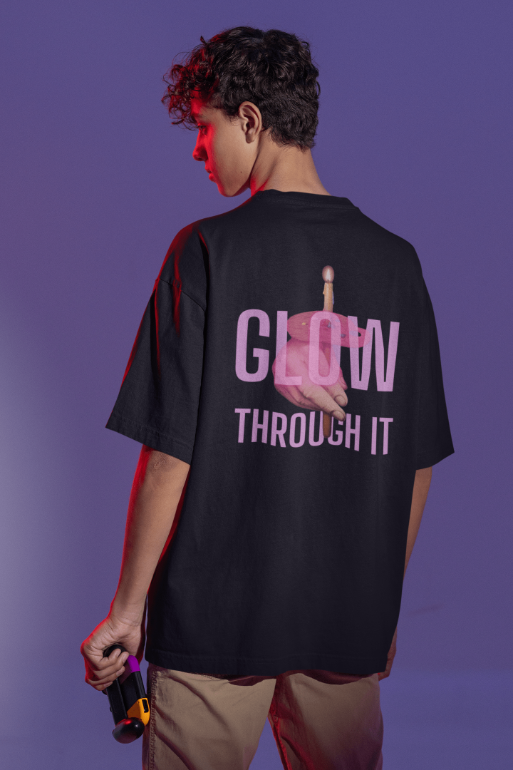 Glow Through It Standard Oversized T-shirt