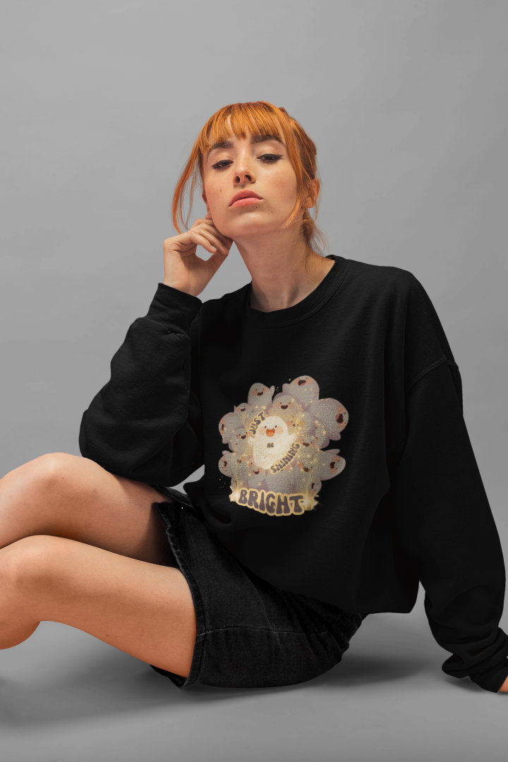 Gleaming Ghost Oversized Sweatshirt