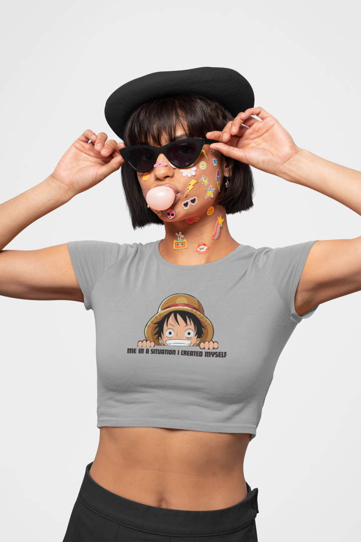 Certified Troublemaker Crop Top