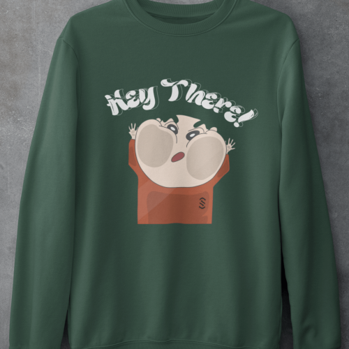 Hey There! ‘Chubby Chan’ Oversized Sweatshirt