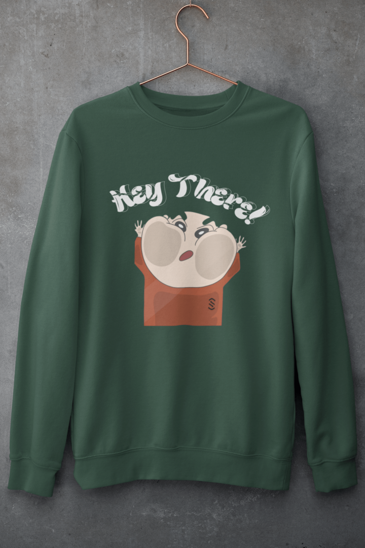 Hey There! ‘Chubby Chan’ Oversized Sweatshirt