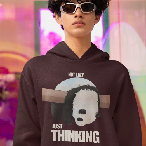 Lowkey Panda Oversized Hoodie