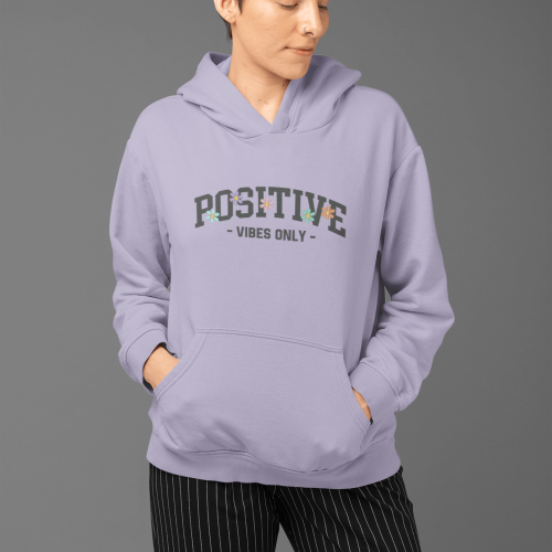 Positive Vibes Only Oversized Hoodie