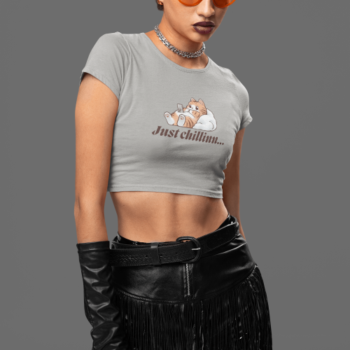 Just Chillinn.. Crop Top