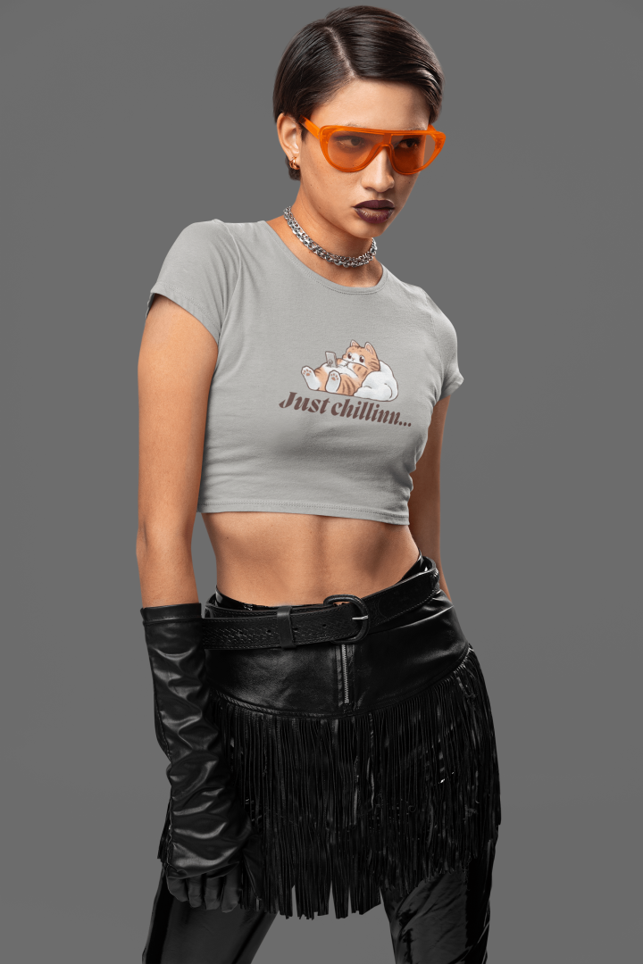 Just Chillinn.. Crop Top