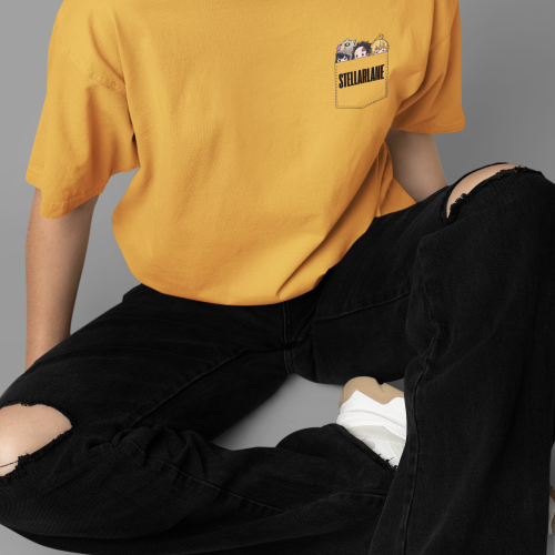 Hey Folks Classic Oversized T-Shirt