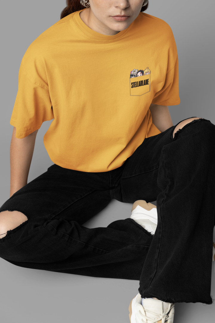 Hey Folks Classic Oversized T-Shirt