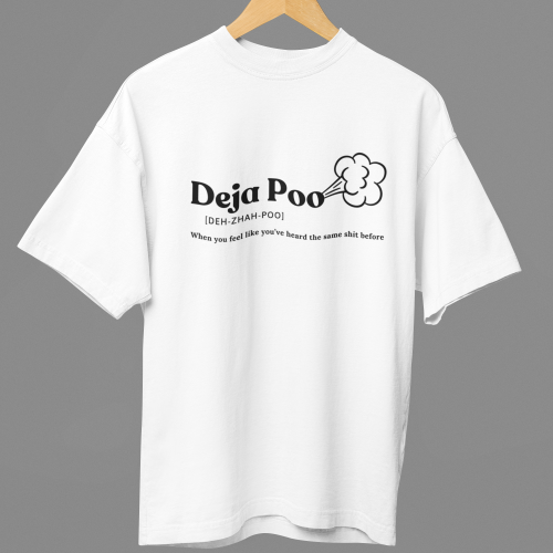 DEJA POO Classic Oversized T-Shirt